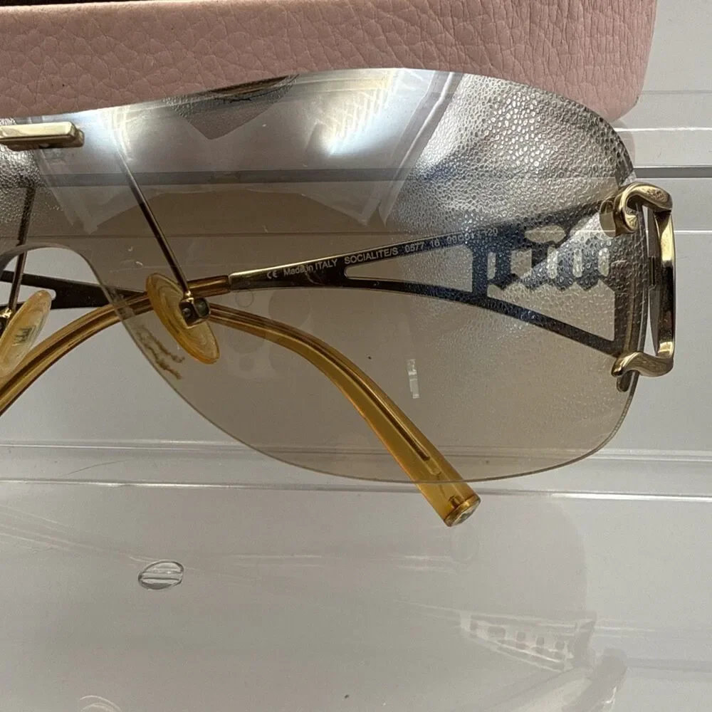 Juicy Couture Socialites Sunglasses In Original Case ? Vintage Made In Italy